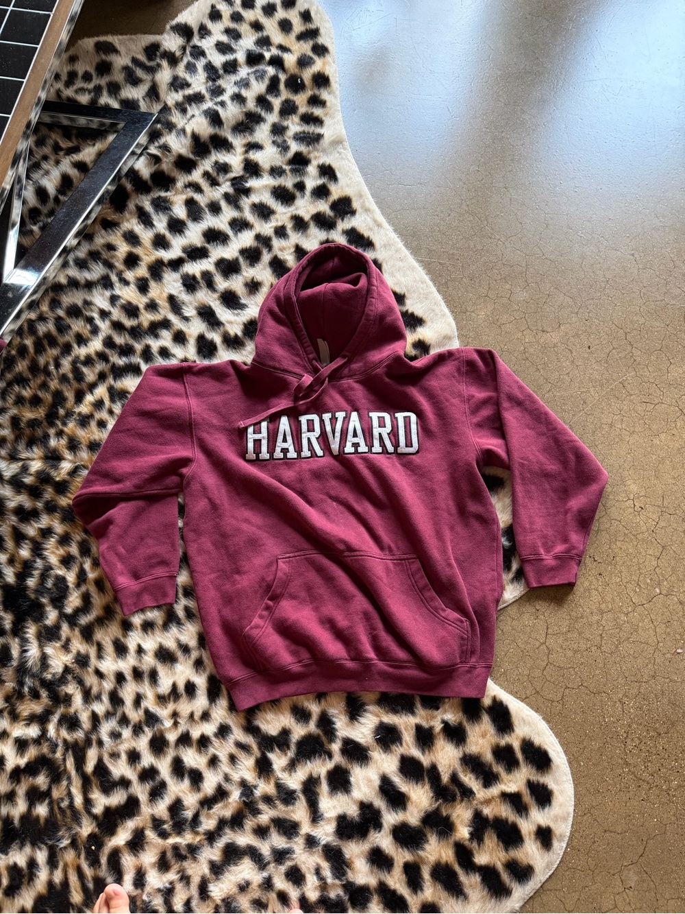 Men's Maroon Hoodie Sweatshirt